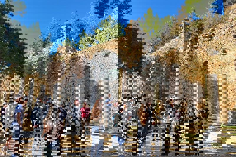 Turizm Öğrencileri Syedra Antik Kenti’nde Yerinde Eğitim Aldı