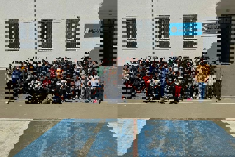 YÜKSEKOKUL VE HÜRKUŞ HAVACILAR TOPLULUĞUNUN KÖY OKULU ZİYARETİ