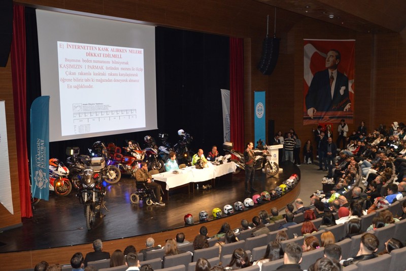 GAZİPAŞA'DA KASK VE KORUYUCU EKİPMANIN ÖNEMİ ANLATILDI